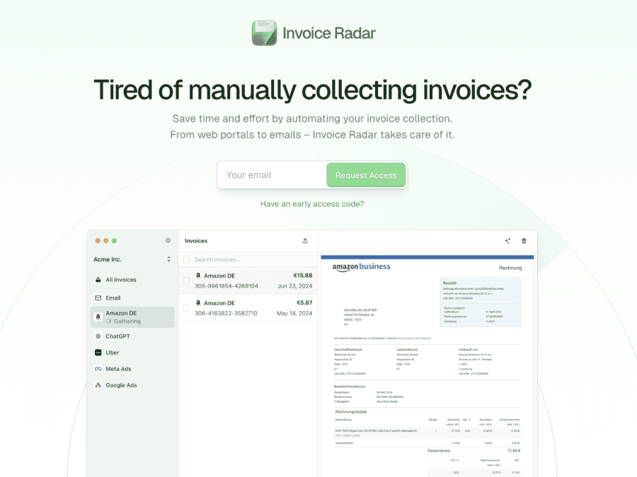 Invoice Radar